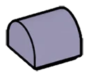 Slope 1 x 1 Curved Round Top
