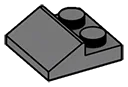 Slope Plate 25 2 x 1 x 2 in Gray, Dark (Flake)
