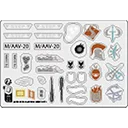 Sticker sheet for JNP49 UNSC M12 Warthog