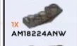 Slope brick 25 2 x 3 double inverse, right in Sand, Dark (Camo)