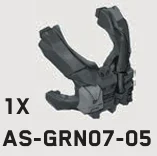 Chest Armor, Male, Spartan Recon w/ Printed Pouches - Dark Gray (Reach Armor) in Multicolored
