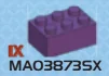 Brick 2 x 3 in Purple, Byzantium (Metallic)