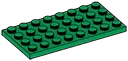 Plate 4 x 8 in Green, Forest
