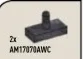 Plate 1 x 2 with vertical peg in Gray, Dark (Metallic Camo)