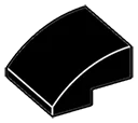 Slope 1 x 2 x 2 Curved in Black