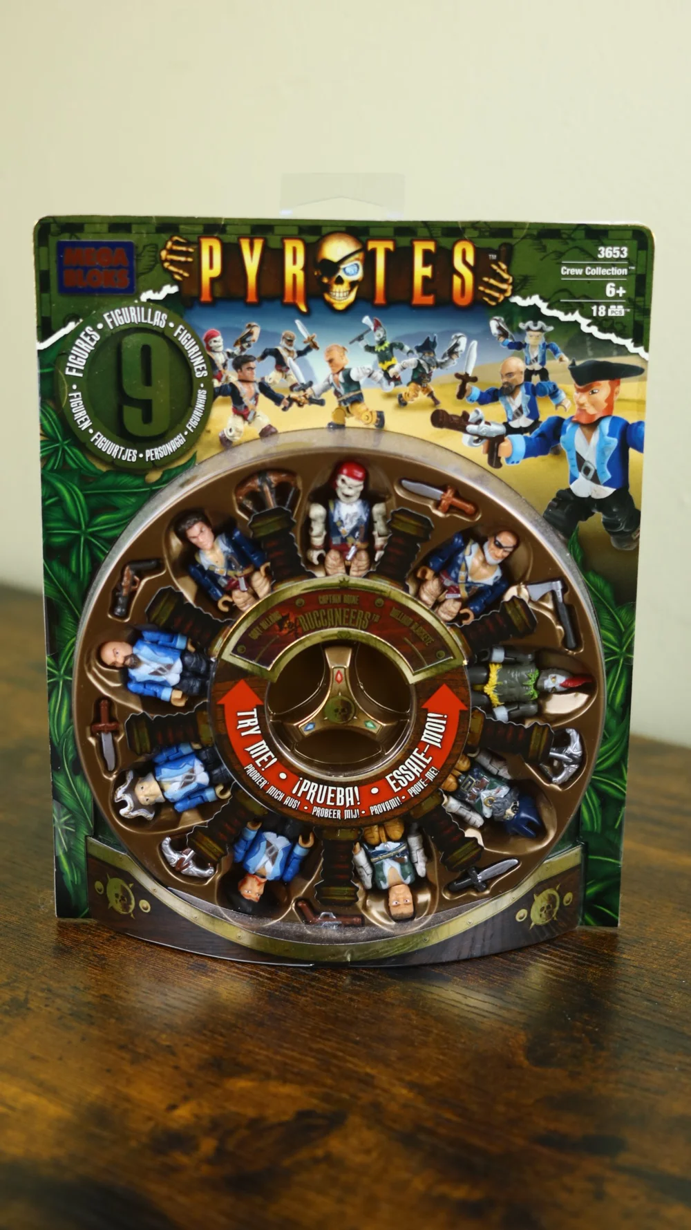Original packaging for 3653 Crew Collection