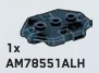 Halo, Pod Air Brake Rotorhead in Gray, Dark (Camo)
