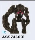 Figure, Halo: Flood Tank Form - Dark Brown
