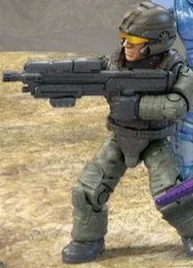 Figure, Halo: (Infinite Series 1) UNSC Marine - Infinite w/ Tall Legs (White Male, Clean Shaven)