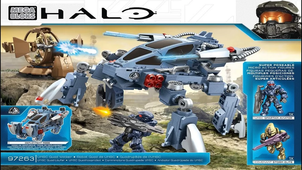 Instruction booklet for 97263-2 UNSC Quad Walker (With New Articulation Figure)