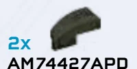 Wedge 25 1 x 2 Curved Slope, Right in Green, Jungle (Camo)
