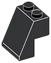 Slope brick 65 2 x 2 x 2 in Gray, Dark Charcoal