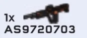 Weapon: DMR (Reach) w/ Orange V Printing in Black