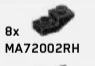 Slope Inverted Plate 25 1 x 2 in Black (Metallic)