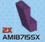 Slope Inverted 75 2 x 2 x 2 in Purple, Byzantium (Metallic)