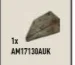 Wedge Slope 25 1 x 2 corner, right in Gray, Concrete (Camo)