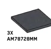 Tile 4 x 4 with 9 studs on underside in Gray, Dark (Metallic)