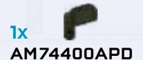 Vehicle: Side-View Mirror on Small Pin, Right in Green, Jungle (Camo)