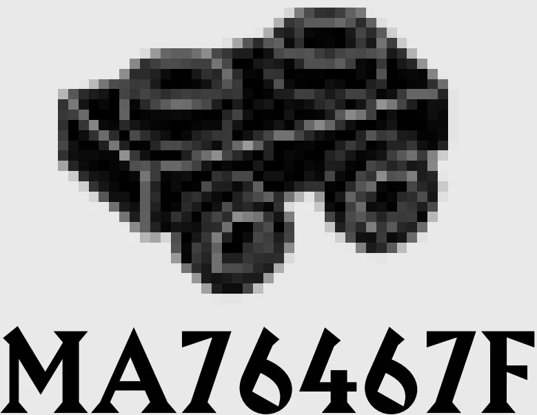 Bracket Plate 1 x 2 with side studs in Black