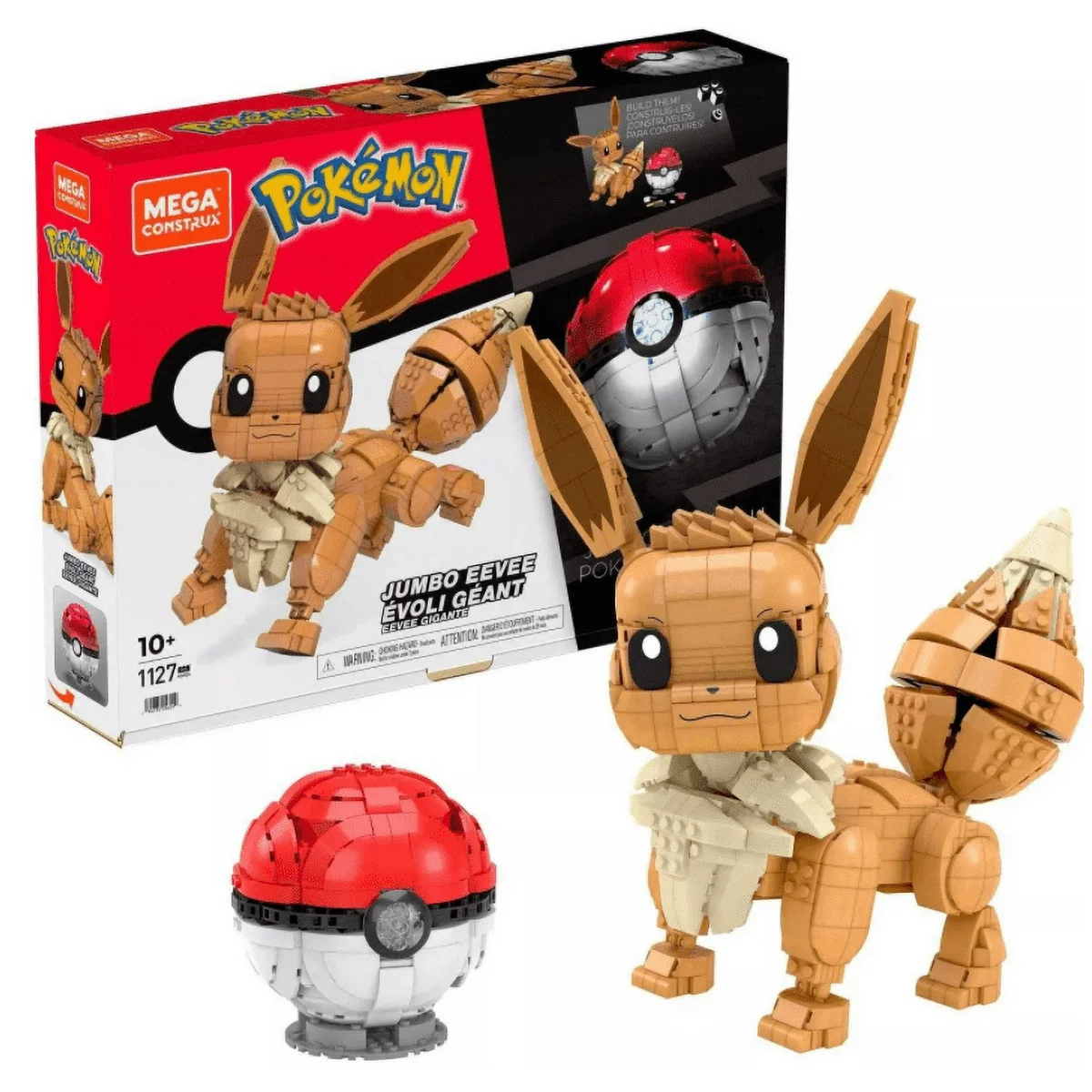Jumbo Eevee and Jumbo Poke Ball