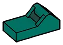 Tile Modified 1 x 2 w/ Raised Horizontal Clip
