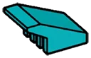 Slope 1 x 1 Rear Overhang