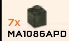 Brick 1 x 1 in Green, Jungle (Camo)