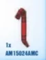 Minifig Accessory: Tool: crowbar in Red, Flame