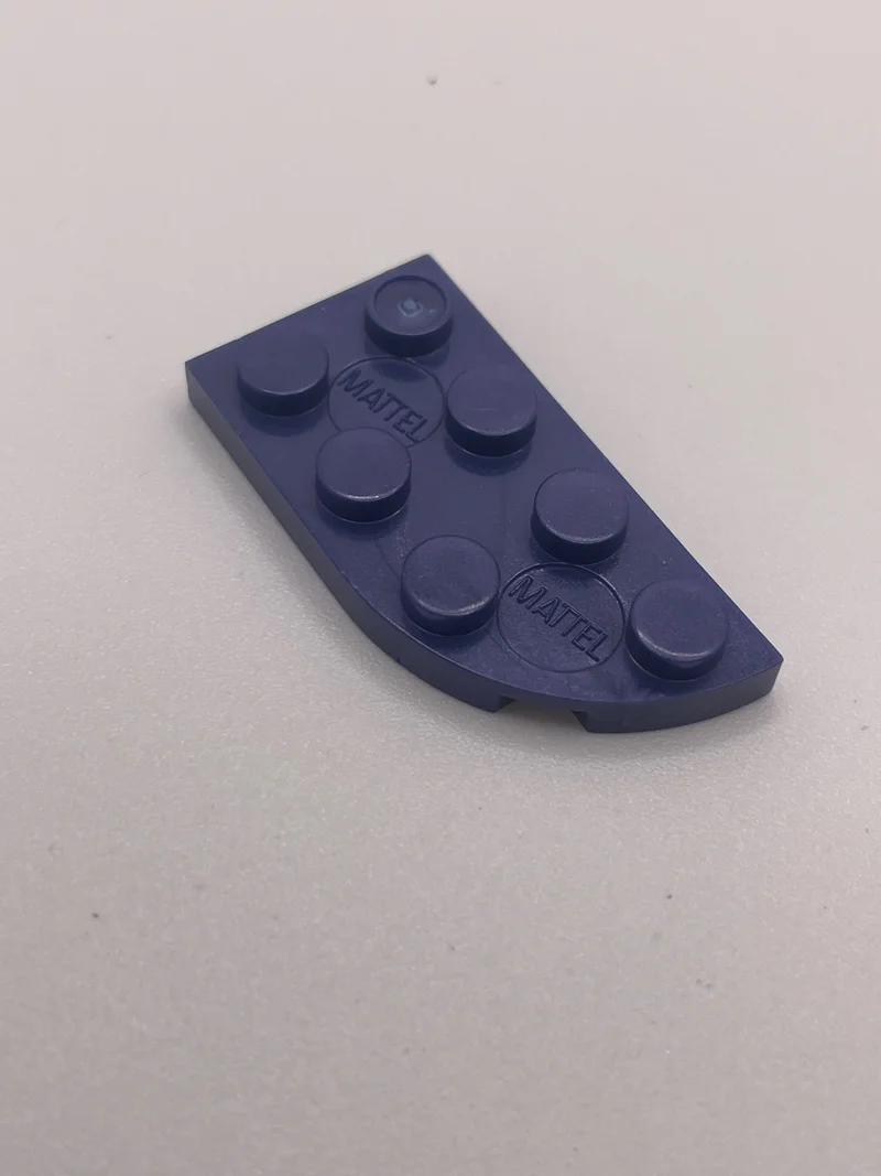 Plate 2 x 4 w/ Rounded Corner- Left in Purple, Rich