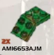 Bracket 2 x 2 - 2 x 2 sloped with studs in Green, Medium (Camo)