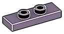 Plate Modified 1 x 3 with two studs