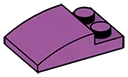 Slope plate 2 x 3 curved slope in Magenta, Rich