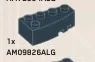 Wedge Brick 2 x 4 corner right, curved