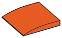 Slope plate 3 x 3 with rounded slope in Orange, Marigold