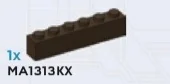 Brick 1 x 6 in Copper (Metallic)