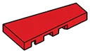 Wedge Tile 2 x 4 - Right in Red, Flame