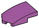 Slope brick 33 2 x 2 curved slope, tapered front in Magenta, Rich