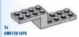 Bracket 2 x 1 x 8 in Gray, Steel