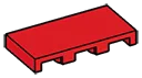 Tile 1/2 x 3 in Red, Flame