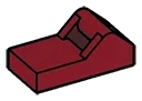 Tile Modified 1 x 2 w/ Raised Horizontal Clip