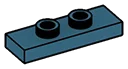 Plate Modified 1 x 3 with two studs