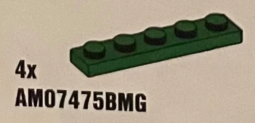 Plate 1 x 5