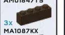 Brick 1 x 4 in Copper (Metallic)