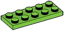 Plate 2 x 5 in Green, Soft Grass