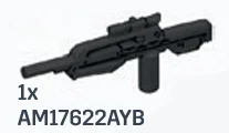 Weapon, Firearm: BR55 Battle Rifle in Gray, Dark Charcoal