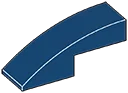 Slope 2 x 2 x 6 Curved in Blue, Midnight