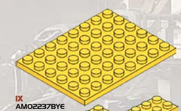 Plate 6 x 8, new in Yellow, Lemon
