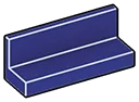 Panel 1 x 1 x 3 in Blue, Dark Slate