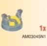 Weapon, Missile: launcher, Hurricane Blaster, pivoting base in Silver, Dull