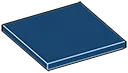 Tile 4 x 4 with 9 studs on underside in Blue, Midnight